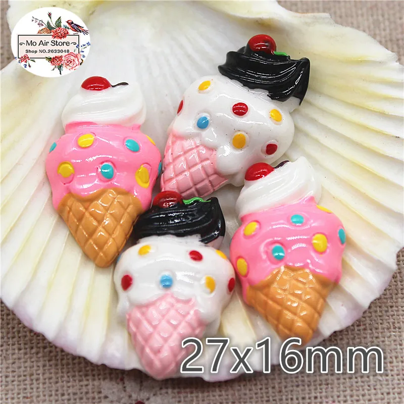 chocolate pink ice cream cone 10PCS 16x27mm Resin Flatback Cabochon Miniature Food Art Supply Decoration Charm Craft
chocolate pink ice cream cone 10PCS 16x27mm Resin Flatback Cabochon Miniature Food Art Supply Decoration Charm Craft