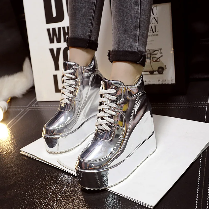 2019 spring Quality Sneakers Woman Platform High Top Casual Shoes Female Wedge High Increased Goldern Shoes Sneakers S2-43
2019 spring Quality Sneakers Woman Platform High Top Casual Shoes Female Wedge High Increased Goldern Shoes Sneakers S2-43