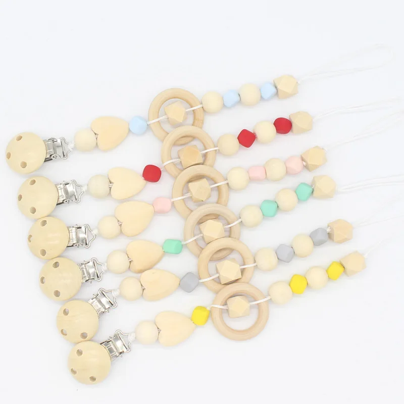 Baby Pacifier Clip Chain Wooden Holder Wooden Soother Pacifier Clips Leash Strap Nipple Holder Infant Nipple Bottle Clip Chain
Baby Pacifier Clip Chain Wooden Holder Wooden Soother Pacifier Clips Leash Strap Nipple Holder Infant Nipple Bottle Clip Chain