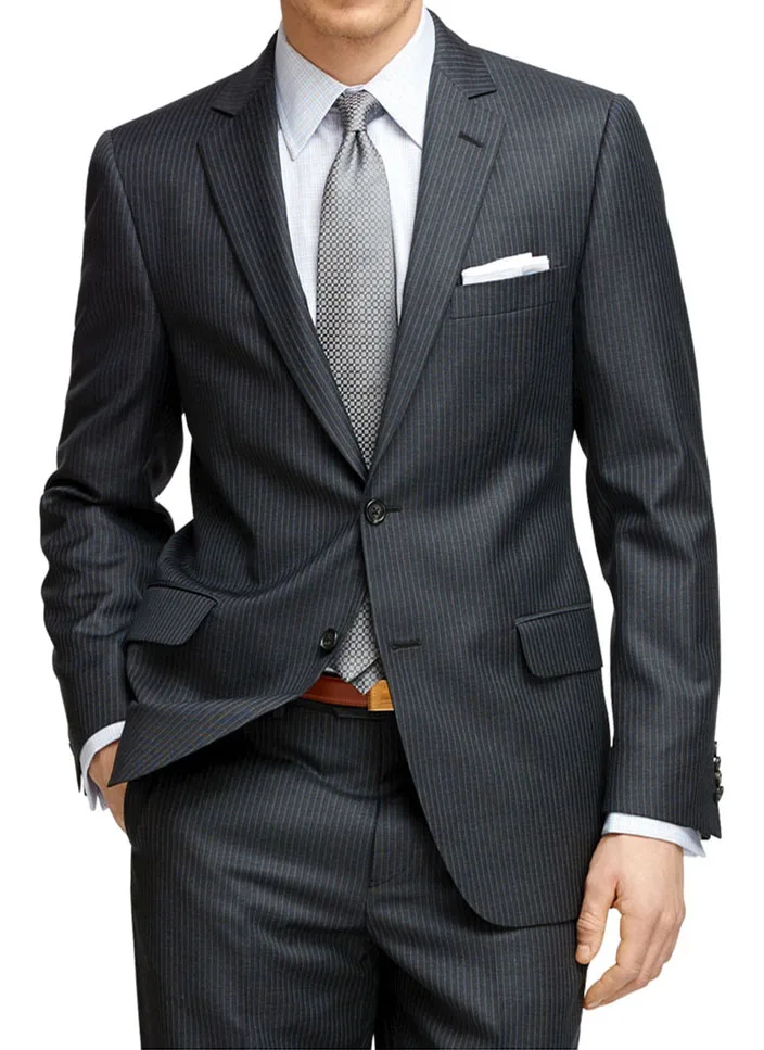Mens Pinstripe Suit Custom Made Charcoal Grey Mens Striped Suit,Tailored Single Breasted Pin Stripe Men Suit
Mens Pinstripe Suit Custom Made Charcoal Grey Mens Striped Suit,Tailored Single Breasted Pin Stripe Men Suit