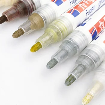 Waterproof Tile Gap Repair Color Pen White Tile Refill Grout Pen Mouldproof Filling Agents Wall Porcelain Bathroom Paint Cleaner
Waterproof Tile Gap Repair Color Pen White Tile Refill Grout Pen Mouldproof Filling Agents Wall Porcelain Bathroom Paint Cleaner