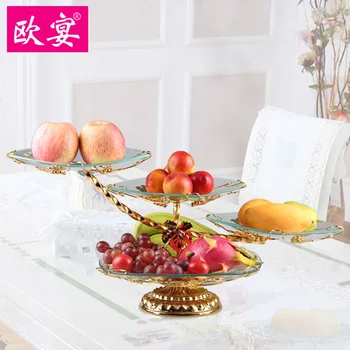 European dinner authentic three layers of grape vine glass fruit tray dessert snack plate home fashion decoration plate
European dinner authentic three layers of grape vine glass fruit tray dessert snack plate home fashion decoration plate
