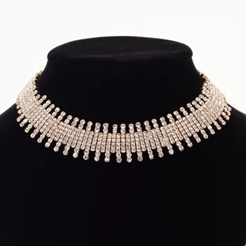 Rhinestone Chokers Necklace Bib Statement Necklace For women Luxury crystal Necklace Collar Maxi jewelry necklace for women N303
Rhinestone Chokers Necklace Bib Statement Necklace For women Luxury crystal Necklace Collar Maxi jewelry necklace for women N303