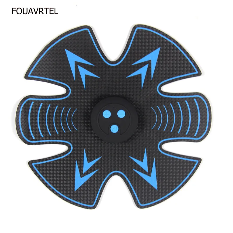 FOUAVRTEL Newest Blue 6pads Rechargeable Muscle Stimulator Electronic Muscle Trainer Machine Fitness Toner for Body Shaping
FOUAVRTEL Newest Blue 6pads Rechargeable Muscle Stimulator Electronic Muscle Trainer Machine Fitness Toner for Body Shaping