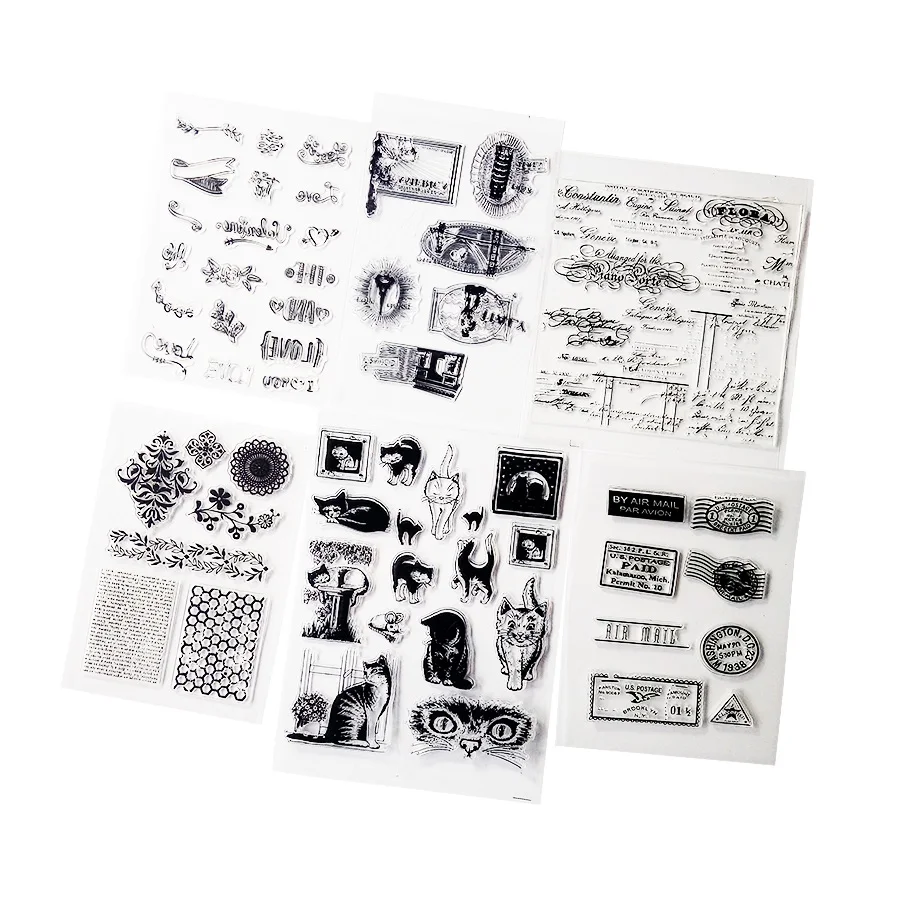 1 Pack/lot Silicon Clear Stamp Cat Lace Scenic Word Art Stamp DIY Scrapbooking Card Making Decoration Supplies
1 Pack/lot Silicon Clear Stamp Cat Lace Scenic Word Art Stamp DIY Scrapbooking Card Making Decoration Supplies