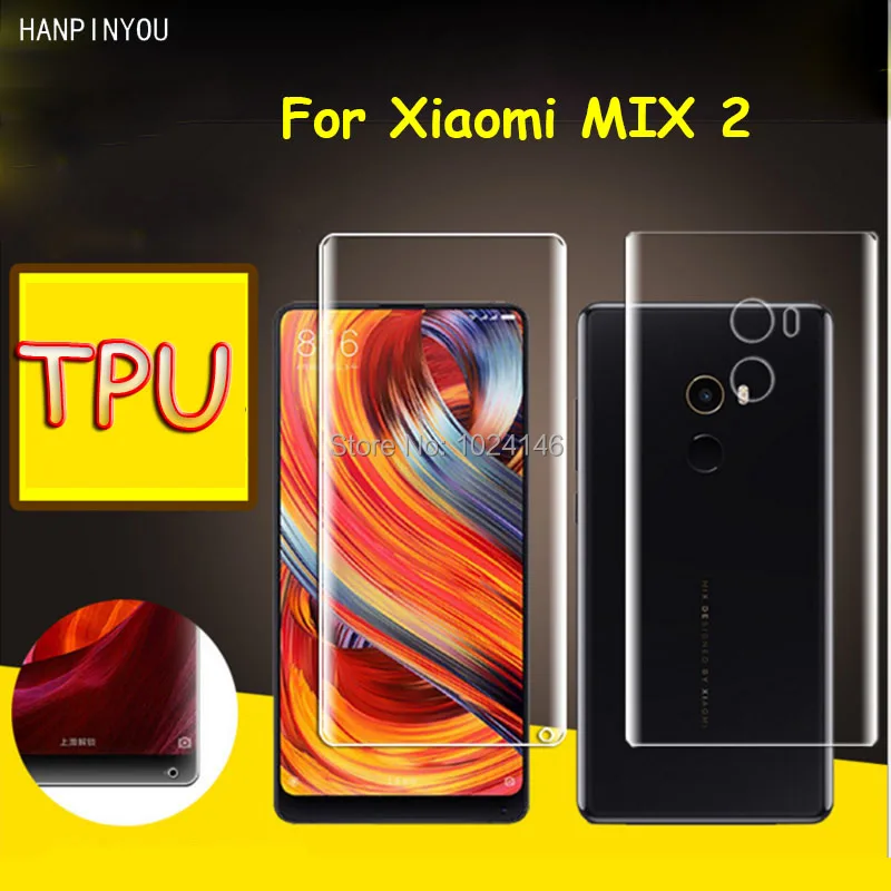 Front/Back Full Coverage Clear Soft TPU Film Screen Protector For Xiaomi Mi Mix 2 Mix2 , Cover Curved Parts (Not Tempered Glass)
Front/Back Full Coverage Clear Soft TPU Film Screen Protector For Xiaomi Mi Mix 2 Mix2 , Cover Curved Parts (Not Tempered Glass)