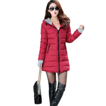 2019 New Women Winter Jackets Cotton Padded Female Long Style Hooded thick warm Coat Winter Jackets RE0842
2019 New Women Winter Jackets Cotton Padded Female Long Style Hooded thick warm Coat Winter Jackets RE0842