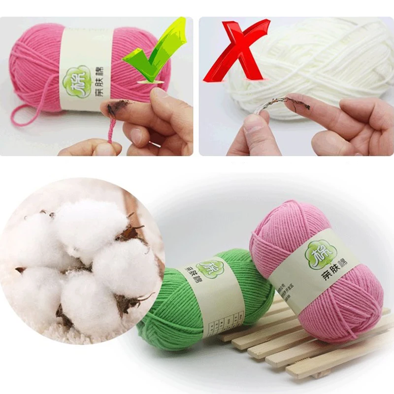 Hot 100% Cotton 5ply 50g Soft Warm Baby Yarn for Hand Knitting Crochet Yarn Skin-friendly Yarn Hat Scarf Blanket Clothes cushion
Hot 100% Cotton 5ply 50g Soft Warm Baby Yarn for Hand Knitting Crochet Yarn Skin-friendly Yarn Hat Scarf Blanket Clothes cushion