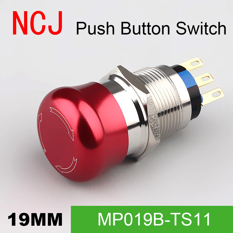 NCJ 19mm STOP Pattern Waterproof Stainless Steel Emergency STOP Push Button Switch Elevator emergency button Failure stopped
NCJ 19mm STOP Pattern Waterproof Stainless Steel Emergency STOP Push Button Switch Elevator emergency button Failure stopped