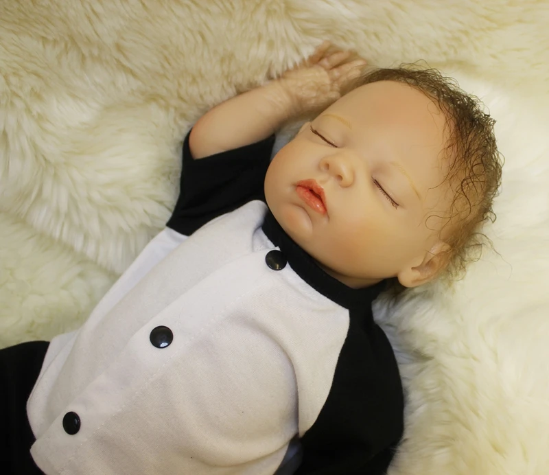 45cm silicone reborn baby dolls Sleep reborn babies play house toys kids child birthday gift girl clothes bonecas brinquedos
45cm silicone reborn baby dolls Sleep reborn babies play house toys kids child birthday gift girl clothes bonecas brinquedos