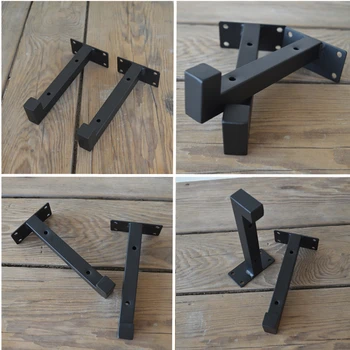 1Pair(2 PCS)/Lot Black Lacquer Wall Mounted Shelf Bracket Brackets Support With Screws Square Tube
1Pair(2 PCS)/Lot Black Lacquer Wall Mounted Shelf Bracket Brackets Support With Screws Square Tube