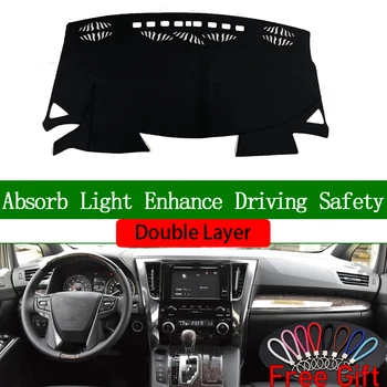 Double Layer Car Stickers For Toyota ALPHARD 2015 2018 Dashboard Cover Car Accessories Interior Anti-UV Car Decals
Double Layer Car Stickers For Toyota ALPHARD 2015 2018 Dashboard Cover Car Accessories Interior Anti-UV Car Decals