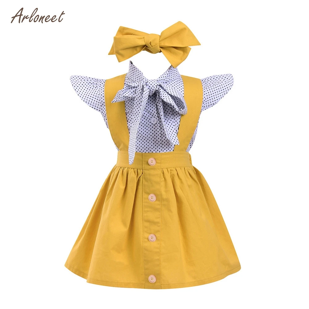 3Pcs Toddler Infant Baby Girls Dot Print Tops T Shirt Strap Skirt Outfits Set _Apr17
3Pcs Toddler Infant Baby Girls Dot Print Tops T Shirt Strap Skirt Outfits Set _Apr17