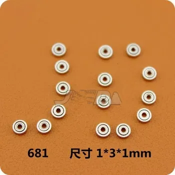 Fixmee 100pcs 681 Miniature Bearings ball mini open bearing 1*3*1 mm 681 ABEC1
Fixmee 100pcs 681 Miniature Bearings ball mini open bearing 1*3*1 mm 681 ABEC1