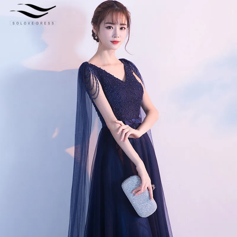Long V-neck Cape Lace Beading Pearls Prom Dresses 2018 Cheap Chiffon Evening Party Dress Ballkleider Special Occasion Dresses
Long V-neck Cape Lace Beading Pearls Prom Dresses 2018 Cheap Chiffon Evening Party Dress Ballkleider Special Occasion Dresses