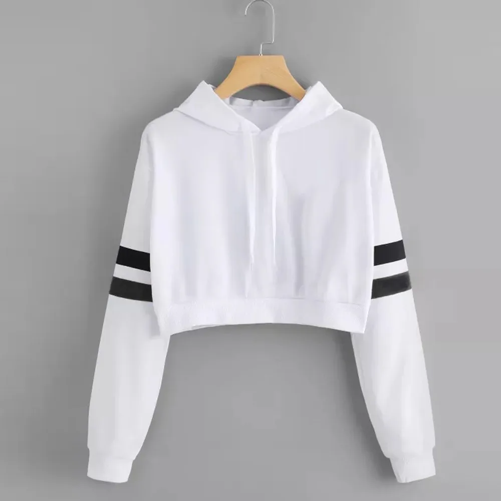 Womens Hoodie Sweatshirt Striped Patchwork streetwear Casual Solid Long Sleeve Hooded Pullover Tops Blouse Sportswear moletom
Womens Hoodie Sweatshirt Striped Patchwork streetwear Casual Solid Long Sleeve Hooded Pullover Tops Blouse Sportswear moletom
