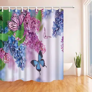 Water Decor Butterfly in the Colorful Flower Shower Curtain Polyester Fabric Bathroom Fantastic Decorations Bath Curtains
Water Decor Butterfly in the Colorful Flower Shower Curtain Polyester Fabric Bathroom Fantastic Decorations Bath Curtains