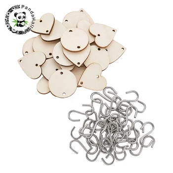 Pandahall DIY 100pc/set Links Jewelry Accessories Findings With Wood Links and 304 Stainless Steel S Hook Findings Key Rings
Pandahall DIY 100pc/set Links Jewelry Accessories Findings With Wood Links and 304 Stainless Steel S Hook Findings Key Rings