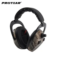 Protear Electronic Ear Protection Shooting Hunting Ear Muff Print Tactical Headset Hearing Ear Protection Ear Muffs for Hunting image