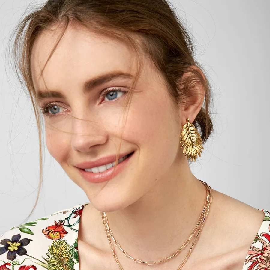 2019 Punk Gold Silver Leaves Earring for Women Bohemia Leaf Statement Stud Earring New Fashion ZA Jewelry Accessorie
2019 Punk Gold Silver Leaves Earring for Women Bohemia Leaf Statement Stud Earring New Fashion ZA Jewelry Accessorie