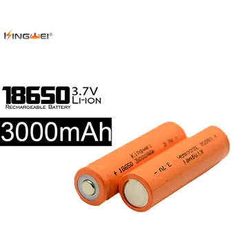 10 Pcs/Lot KingWei Orange 3.7V 3000mah 18650 Li-Ion Rechargeable Battery Flashlight Bateria
10 Pcs/Lot KingWei Orange 3.7V 3000mah 18650 Li-Ion Rechargeable Battery Flashlight Bateria