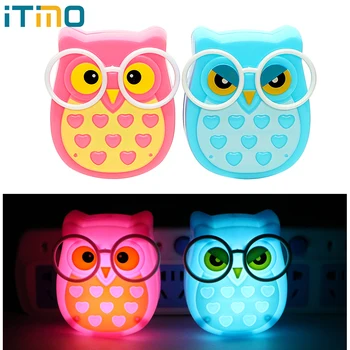 ITimo LED Owl Night Light Energy Saving Socket Lamp Animal Nightlight Auto Light Control Sensor Lamp Indoor Lighting EU Plug
ITimo LED Owl Night Light Energy Saving Socket Lamp Animal Nightlight Auto Light Control Sensor Lamp Indoor Lighting EU Plug