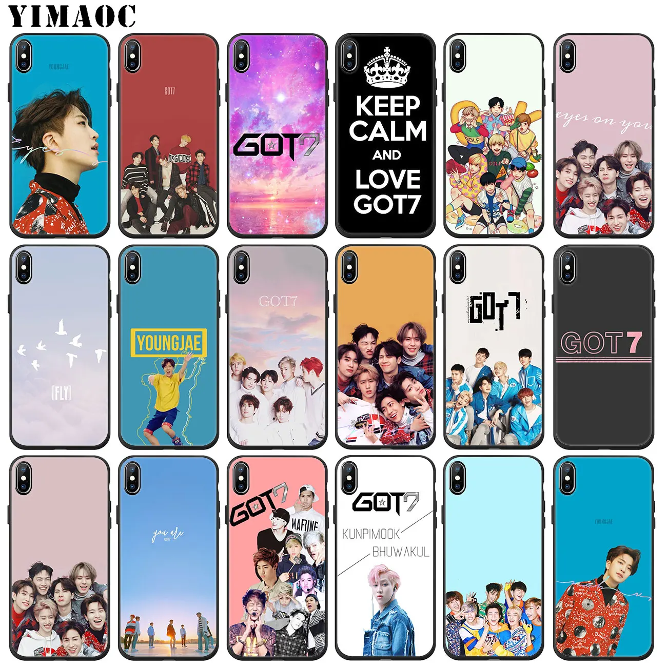 YIMAOC got7 kpop Mark JinYoung JB Soft Silicone Phone Case for iPhone 11 Pro XS Max XR X 6 6S 7 8 Plus 5 5S SE 10 Black Cover
YIMAOC got7 kpop Mark JinYoung JB Soft Silicone Phone Case for iPhone 11 Pro XS Max XR X 6 6S 7 8 Plus 5 5S SE 10 Black Cover