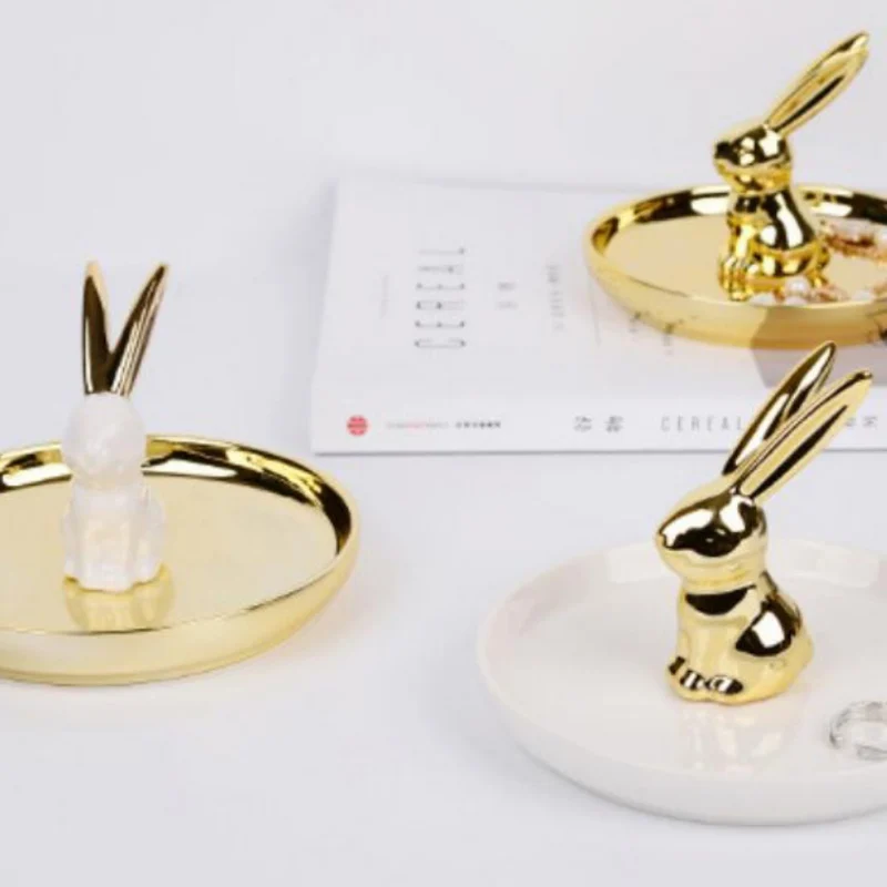 Nordic Style Rabbit Jewelry Ring Holder Stand Organizer Necklace Trinket Display Tray
Nordic Style Rabbit Jewelry Ring Holder Stand Organizer Necklace Trinket Display Tray