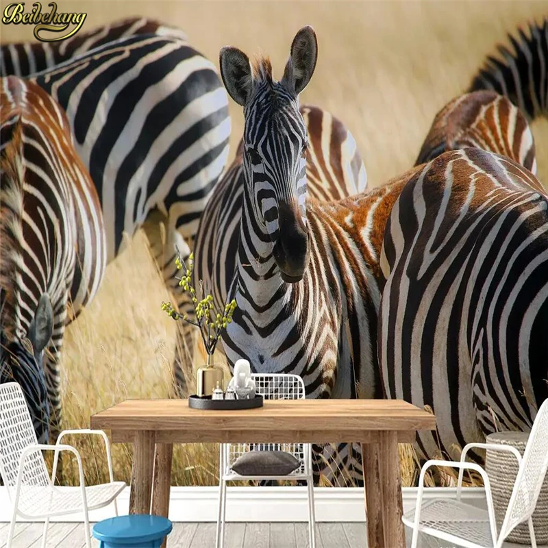 beibehang Custom wallpaper mural animal zebra mural TV background wall papel de parede wall papers home decor wallpaper 3d
beibehang Custom wallpaper mural animal zebra mural TV background wall papel de parede wall papers home decor wallpaper 3d