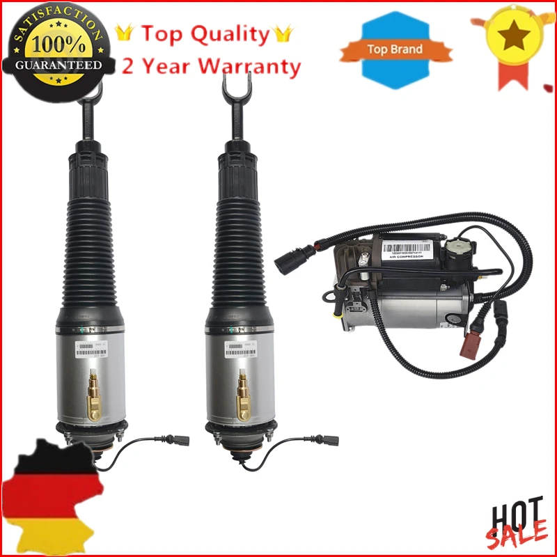 AP01 Front Air Strut Left & Right+Compressor Pump Fits For 02-10 Audi A8 S8 D3 4E V6 V8 New 4E0616002N 4E0616001E 4E0616002F
AP01 Front Air Strut Left & Right+Compressor Pump Fits For 02-10 Audi A8 S8 D3 4E V6 V8 New 4E0616002N 4E0616001E 4E0616002F