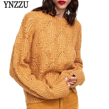 YNZZU High Quality Wool Sweater Women 2018 Autumn Winter Vintage Solid O Neck Long Sleeve Knit Pullover Jumper Pull Femme YT486
YNZZU High Quality Wool Sweater Women 2018 Autumn Winter Vintage Solid O Neck Long Sleeve Knit Pullover Jumper Pull Femme YT486