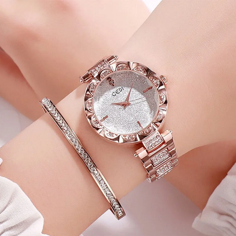 2019 Fashion Women Watch Rose Gold Ladies Watch Luxury Brand Diamond Quartz Women Watches Casual Dress Clock Accessories
2019 Fashion Women Watch Rose Gold Ladies Watch Luxury Brand Diamond Quartz Women Watches Casual Dress Clock Accessories