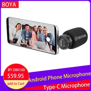 BOYA BY-DM100 MIC Digital Stereo Phone Microphone Condenser Android Record Microphone Type-C Port for Recording Interview USB
BOYA BY-DM100 MIC Digital Stereo Phone Microphone Condenser Android Record Microphone Type-C Port for Recording Interview USB