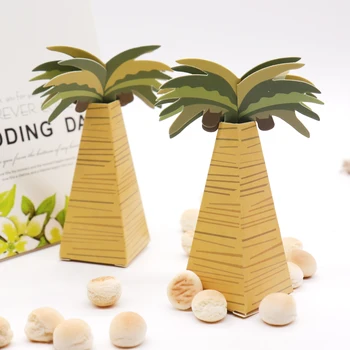 10pcs/lot Wedding Favor Coconut Palm Tree Box Baby Shower Souvenirs DIY Wedding Palm Candy Box for Wedding Decoration
10pcs/lot Wedding Favor Coconut Palm Tree Box Baby Shower Souvenirs DIY Wedding Palm Candy Box for Wedding Decoration