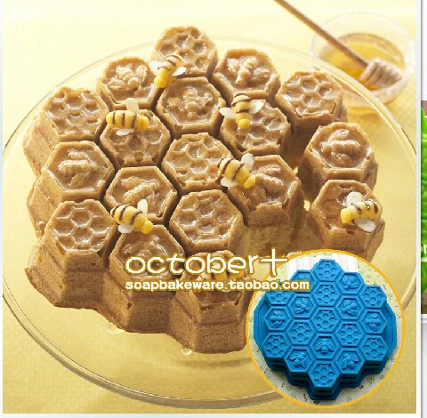 New Arrival 1PCS 9 inches Silicone Cake Mould Honeycomb Cake Pan Mousses Mold Bundt Pan Baking Tray Free Shipping
New Arrival 1PCS 9 inches Silicone Cake Mould Honeycomb Cake Pan Mousses Mold Bundt Pan Baking Tray Free Shipping