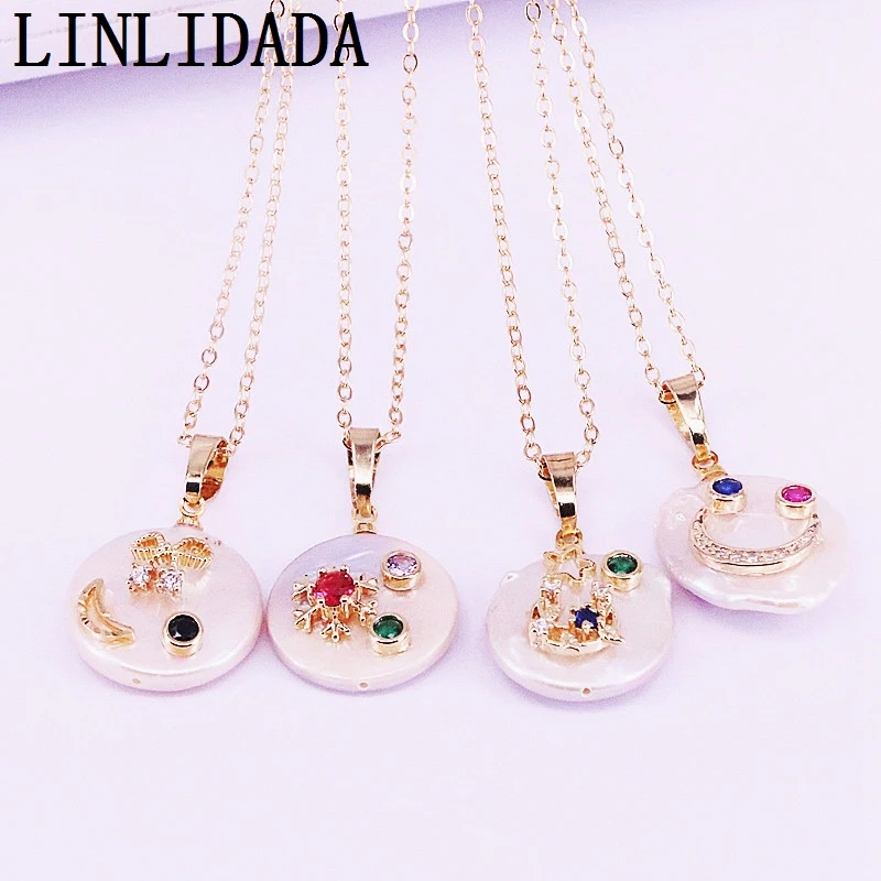 10Pcs Mix style Elegant Fashion Freshwater Pearl Micro Paved CZ Charm pendant Necklaces
10Pcs Mix style Elegant Fashion Freshwater Pearl Micro Paved CZ Charm pendant Necklaces