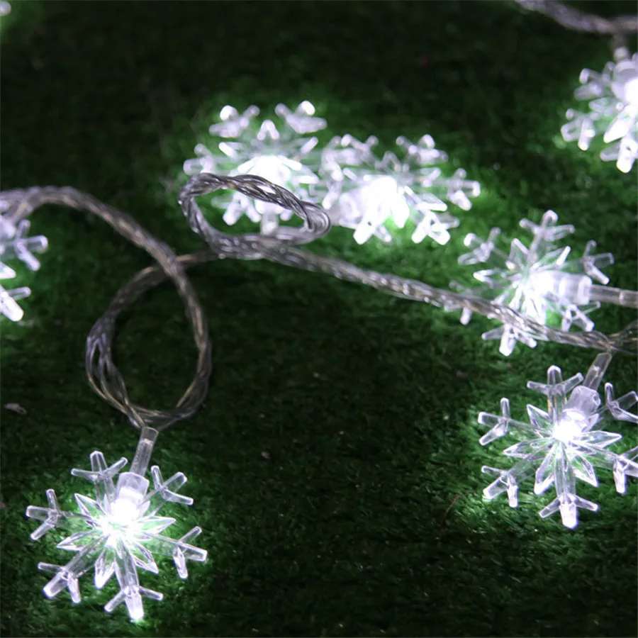 Coversage 10M 100 Leds Fairy String Garland Christmas Tree Curtain Snow Outdoor Decorative Curtain Lights Luces Led Navidad 9