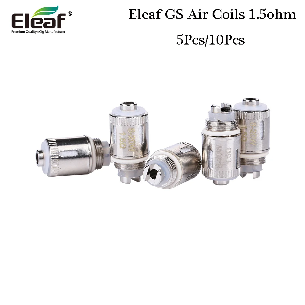 5PCS Original Eleaf GS Air Coils 1.5ohm for GS Vape Tank Atomizer 20w 1.5ohm GS Air head Coil
5PCS Original Eleaf GS Air Coils 1.5ohm for GS Vape Tank Atomizer 20w 1.5ohm GS Air head Coil