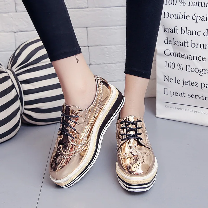 2019 Rivet Women Casual Shoes Platform Flats Lace-up Comfortable Women Shoes Bling Shoes Mujer Oxfords XWD6717
2019 Rivet Women Casual Shoes Platform Flats Lace-up Comfortable Women Shoes Bling Shoes Mujer Oxfords XWD6717
