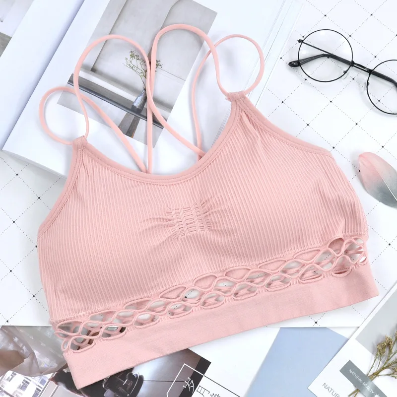 Sexy Tube Top Women Bra Sexy Lingerie Female Fitness Top Cross Strap Seamless Underwear
Sexy Tube Top Women Bra Sexy Lingerie Female Fitness Top Cross Strap Seamless Underwear