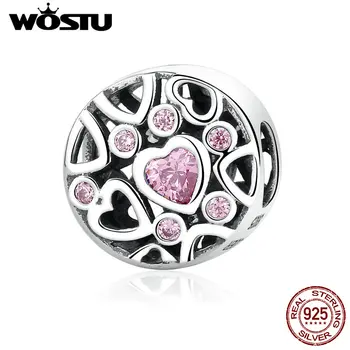 Real 100% 925 Sterling Silver Lovely Heart Charm Beads Fit Original WOST Bracelet European Authentic DIY Jewelry BKC054
Real 100% 925 Sterling Silver Lovely Heart Charm Beads Fit Original WOST Bracelet European Authentic DIY Jewelry BKC054