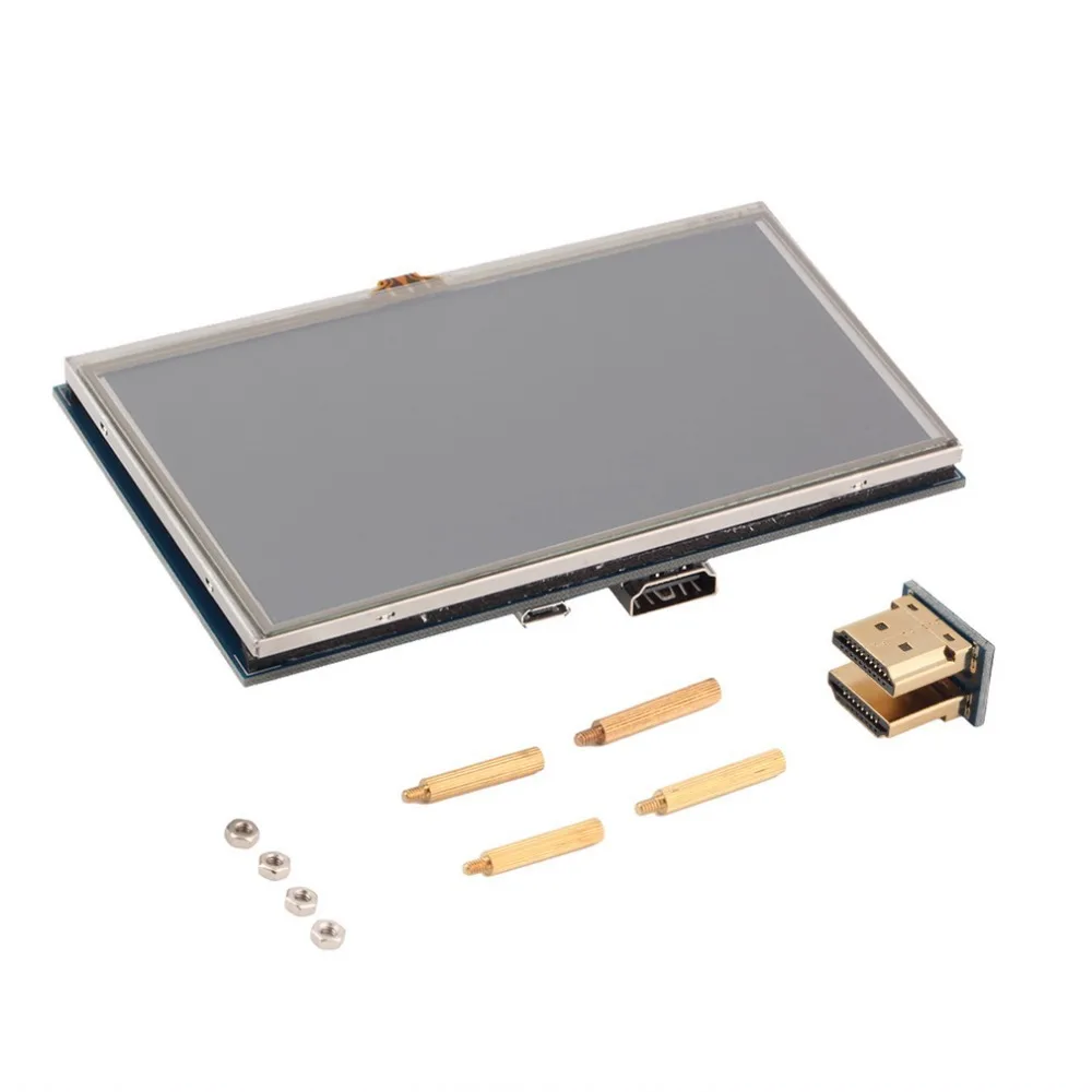 5 inch LCD HDMI Touch Screen Display TFT LCD Panel Module 800*480 for Banana Pi Raspberry Pi 2 Raspberry Pi 3 Model B / B+
5 inch LCD HDMI Touch Screen Display TFT LCD Panel Module 800*480 for Banana Pi Raspberry Pi 2 Raspberry Pi 3 Model B / B+