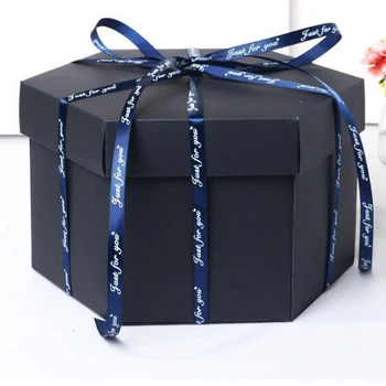 

Sulalin Hexagon Explosion Box Diy Explosion Gift Box Birthday Present Box Surprise Lovers Wedding Boxes Valentine's Day Present