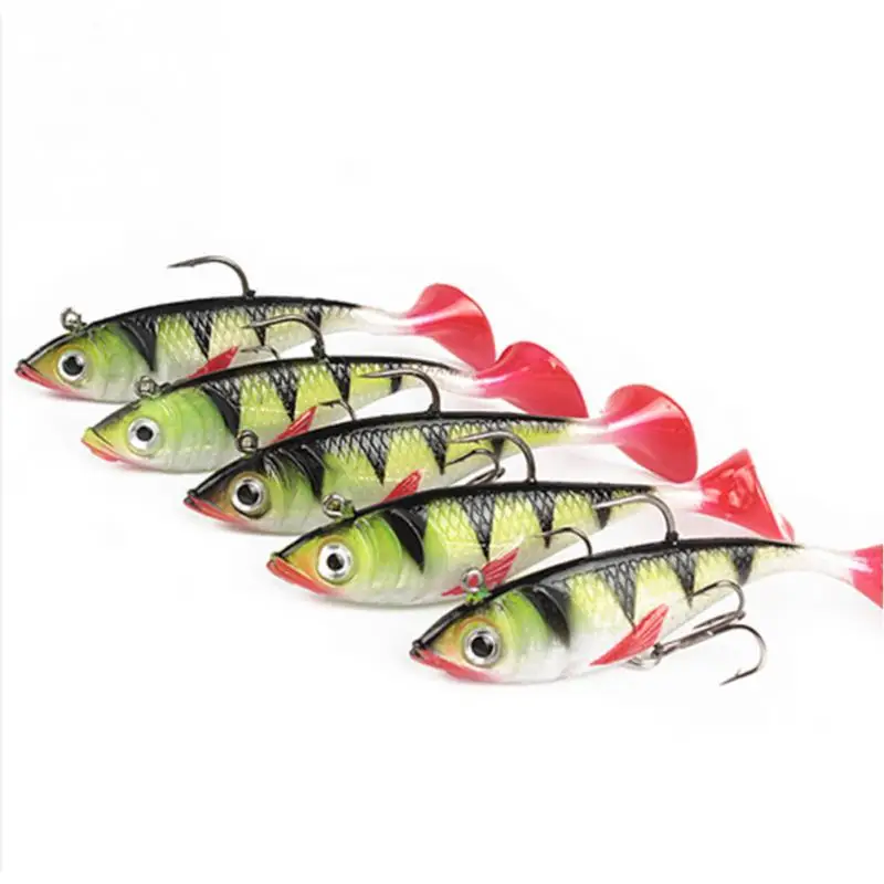 New 5pcs/1Pc Grey Soft Lure 8cm 11g Wobblers Artificial Bait Silicone Fishing Lures Sea Bass Carp Fishing Lead Fish Jig #919
New 5pcs/1Pc Grey Soft Lure 8cm 11g Wobblers Artificial Bait Silicone Fishing Lures Sea Bass Carp Fishing Lead Fish Jig #919
