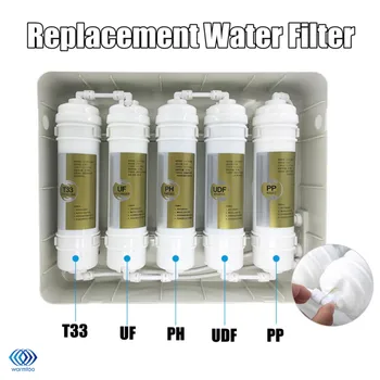 1Pcs Water Filter Replacement PP T33 PH UDF UF Filter For 5 Water Filter Purifier Treatment Reverse Osmosis System
1Pcs Water Filter Replacement PP T33 PH UDF UF Filter For 5 Water Filter Purifier Treatment Reverse Osmosis System