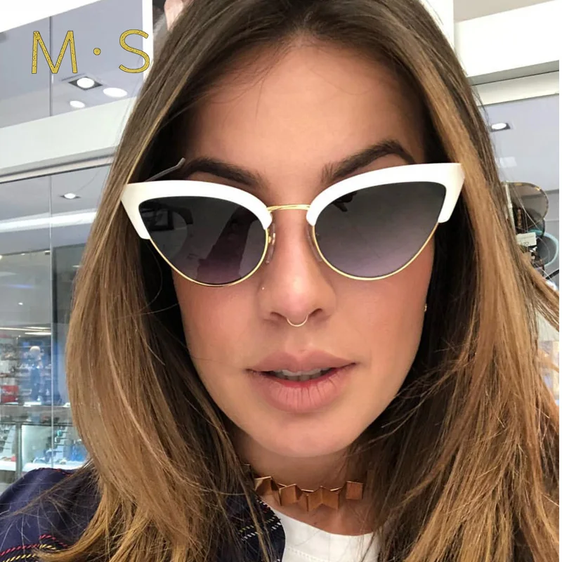 MS 2019 Female Cat Eye Sunglasses Brand Designer Sunglasses Sun Glasses Fashion Women Luxury Decoration Classic Eyewear UV400
MS 2019 Female Cat Eye Sunglasses Brand Designer Sunglasses Sun Glasses Fashion Women Luxury Decoration Classic Eyewear UV400