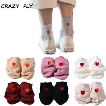 CRAZY FLY 2019 Cute Embroidery Heart Love Embroidery socks Women High Quality Cotton Art Socks Sox Crazy Socks Girls Funny Socks
CRAZY FLY 2019 Cute Embroidery Heart Love Embroidery socks Women High Quality Cotton Art Socks Sox Crazy Socks Girls Funny Socks