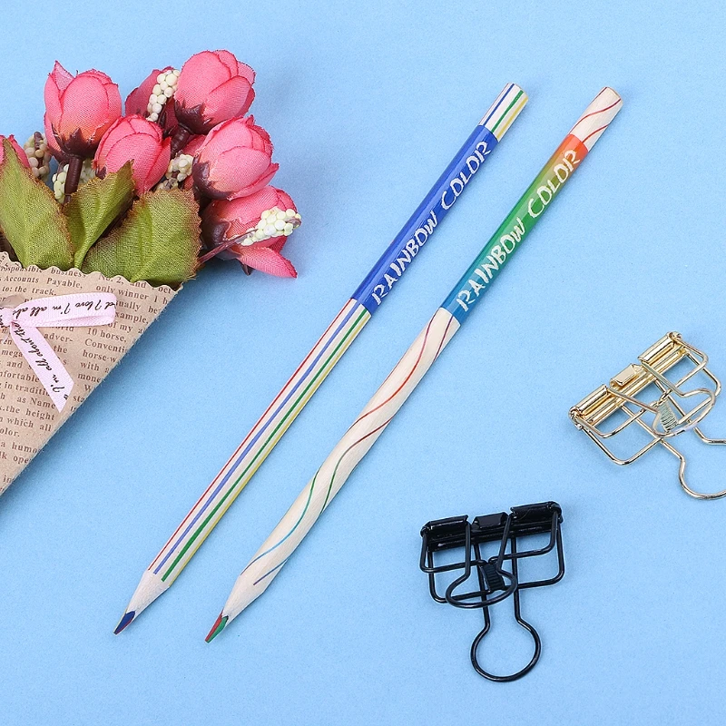 3PC/Set DIY Cute Wooden Rainbow Color Pencil For Kid School Drawing Painting Student
3PC/Set DIY Cute Wooden Rainbow Color Pencil For Kid School Drawing Painting Student
