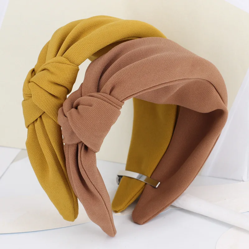 Haimeikang Hairbands New Fashion Twisted Knotted Headbands Hair Accessories For Lady Girl Solid No Slip Wide Hair Band Headwear
Haimeikang Hairbands New Fashion Twisted Knotted Headbands Hair Accessories For Lady Girl Solid No Slip Wide Hair Band Headwear