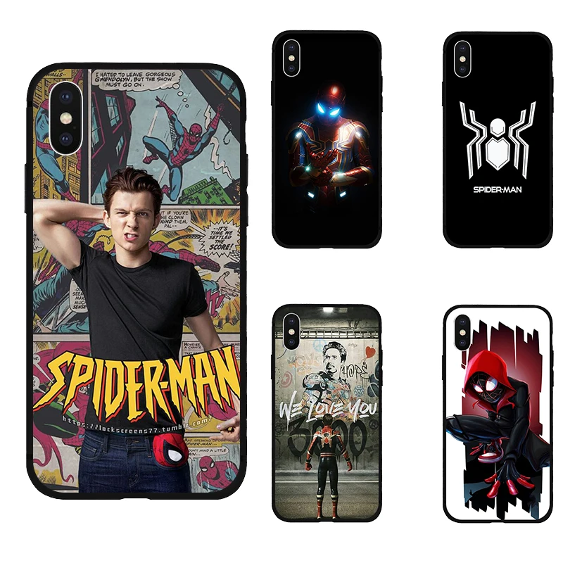 Spiderman far from home soft Silicone black cover phone case For iPhone 5 5s se 6 6s 7 8 plus X Xs XR max For Apple 8plus
Spiderman far from home soft Silicone black cover phone case For iPhone 5 5s se 6 6s 7 8 plus X Xs XR max For Apple 8plus